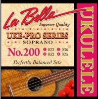 LA BELLA Set 200 Uke Pro Soprano - струны для укулеле сопрано