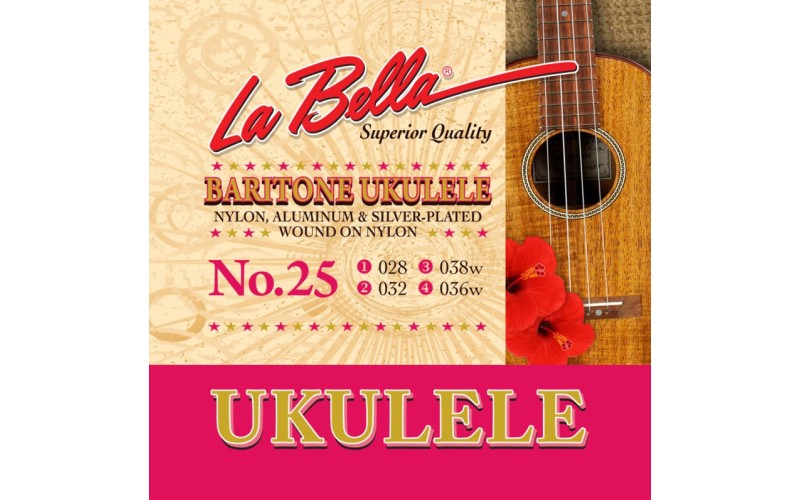 LA BELLA Ukulele 25 - струны для укулеле баритон