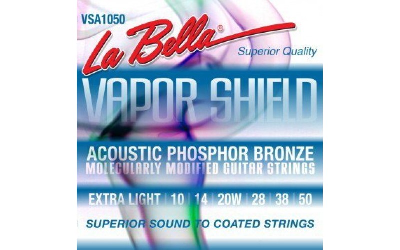 LA BELLA VSA1050 - струны для акустической гитары, 010-050