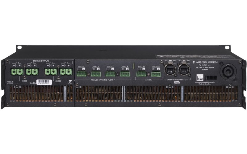 LAB.GRUPPEN D 120:4L четырехканальный инсталляционный усилитель