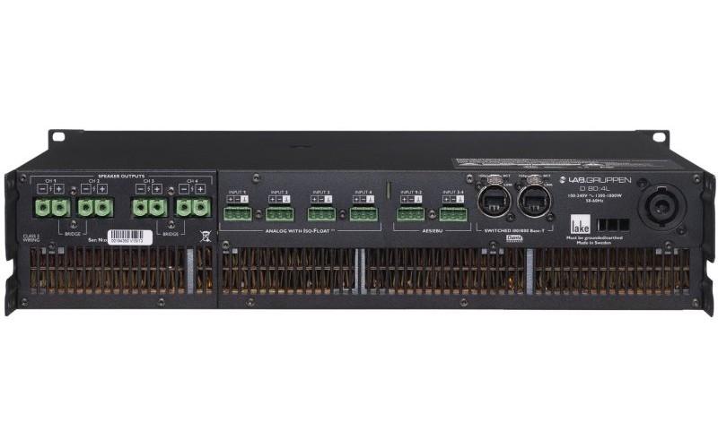 LAB.GRUPPEN D 80:4L четырехканальный усилитель мощности