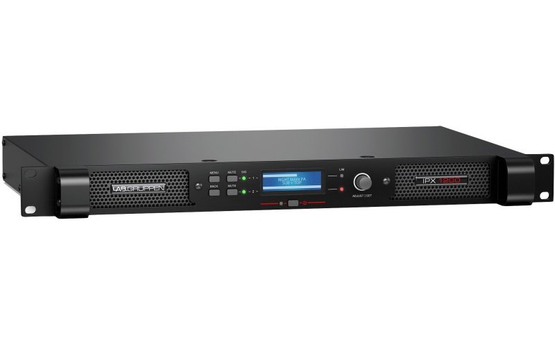 LAB.GRUPPEN IPX 1200 - компактный, 2-х канальный усилитель мощности с DSP, 1200 Вт, входы AES3