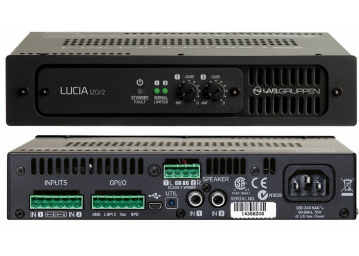 Lab.gruppen Lucia 120/2 усилитель инсталляционный