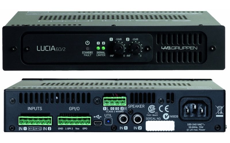 Lab.gruppen LUCIA 60/2 усилитель инсталляционный