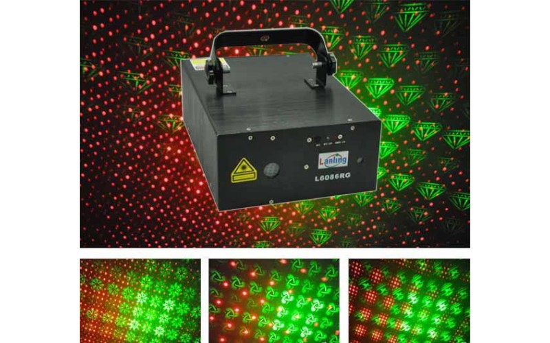 LANLING L6086 GR - мерцающий лазер