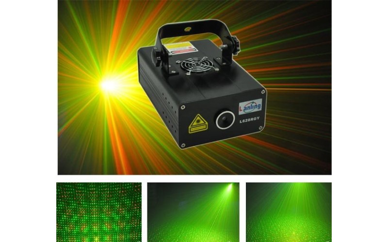 LANLING L628 RGY - трехцветный мерцающий лазер