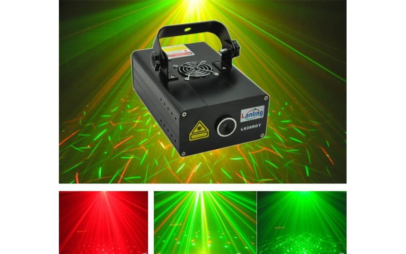 LANLING L639 RGY - трехцветный мерцающий лазер