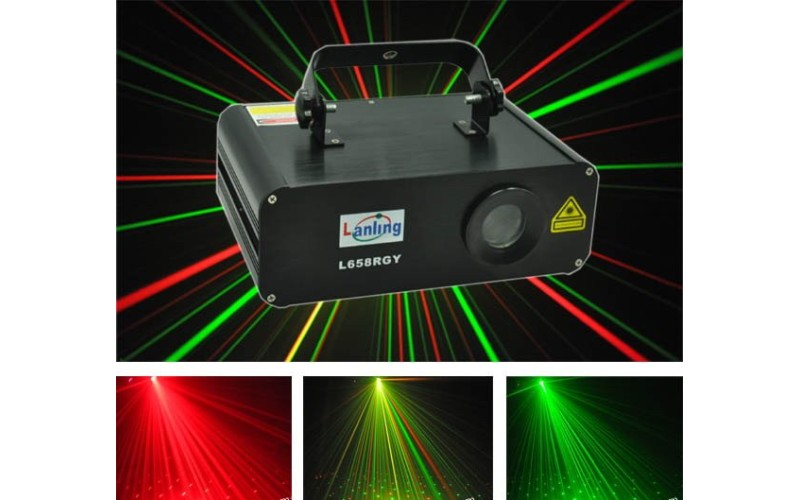 LANLING L658 RGY - лазер Moving Head, мерцающий