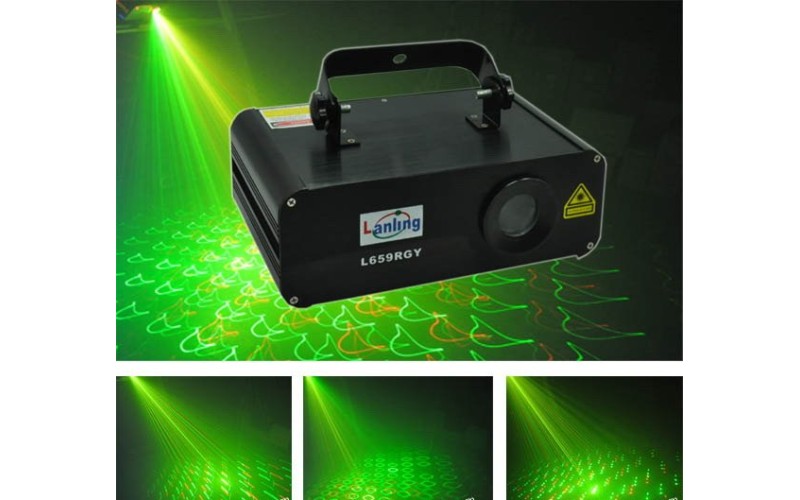 LANLING L659 RGY - лазер Moving Head, мерцающий