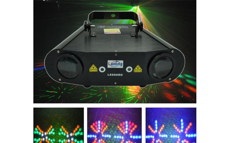 LANLING LE660 RG - лазер с эффектом звездного неба, 150mW