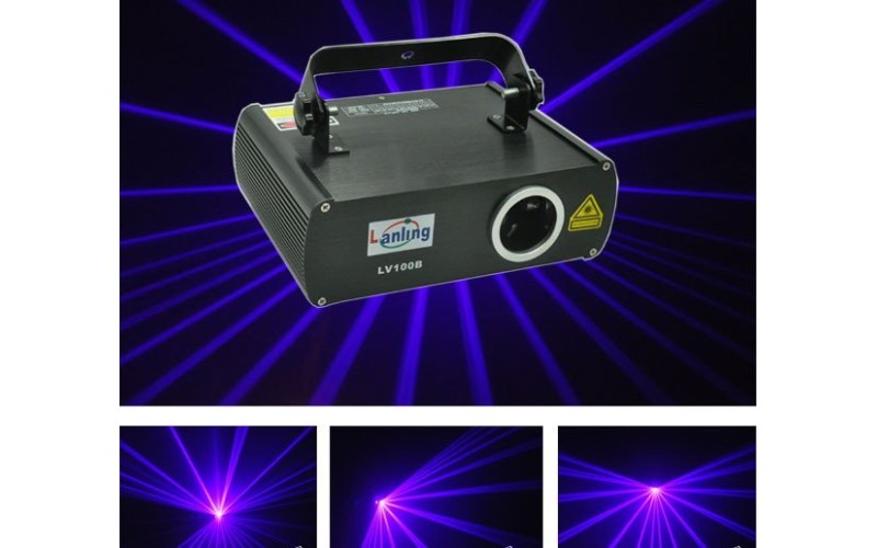 LANLING LV100 B - одноцветный фиолетовый лазер100 mW