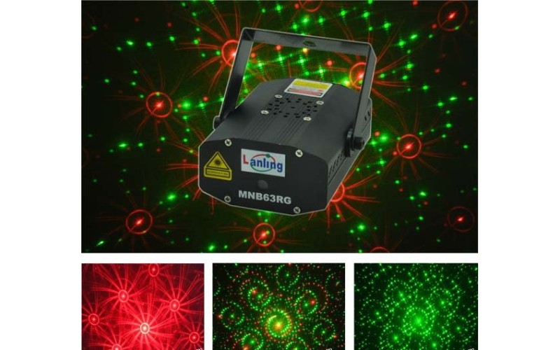 LANLING MNB 63 RG - мини-лазер, 6 гобо