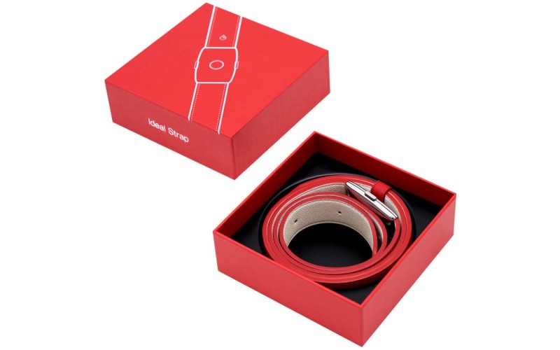 LAVA ukulele strap RED Ремень для укулеле, материал - кожа, цвет КРАСНЫЙ