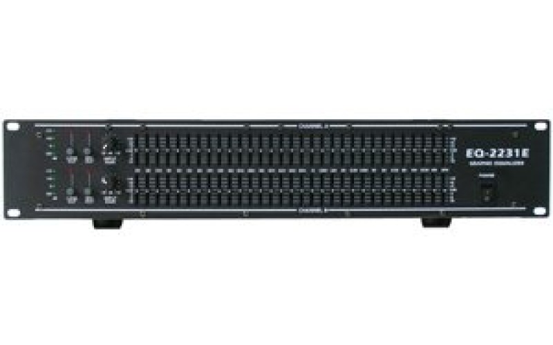 LEEM EQ-2231E Эквалайзер 31х2 канала 2U
