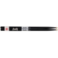 Leonty LB5BW 5B Барабанные палочки, граб, деревянный наконечник, черные