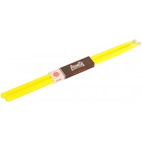 Leonty LFL2B Барабанные палочки 2B Fluorescent Lemon, граб, флуоресцентные лимонные