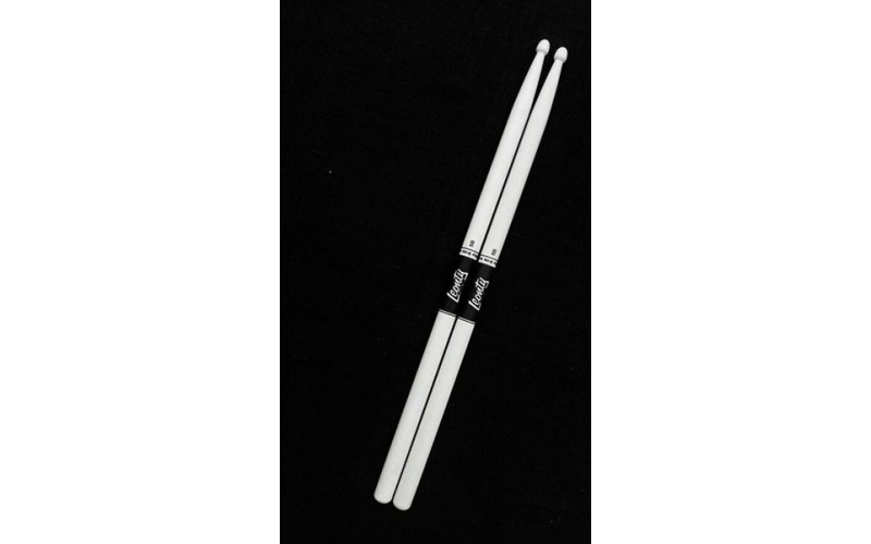 Leonty LW5BLW 5BL Барабанные палочки, граб, деревянный наконечник, белые, удлиненные