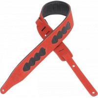 LEVY'S MS17PH-RED - гитарный ремень, ширина 6.25 см