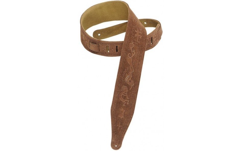 LEVY'S MS17T03-BRN - гитарный ремень, ширина 6.25см