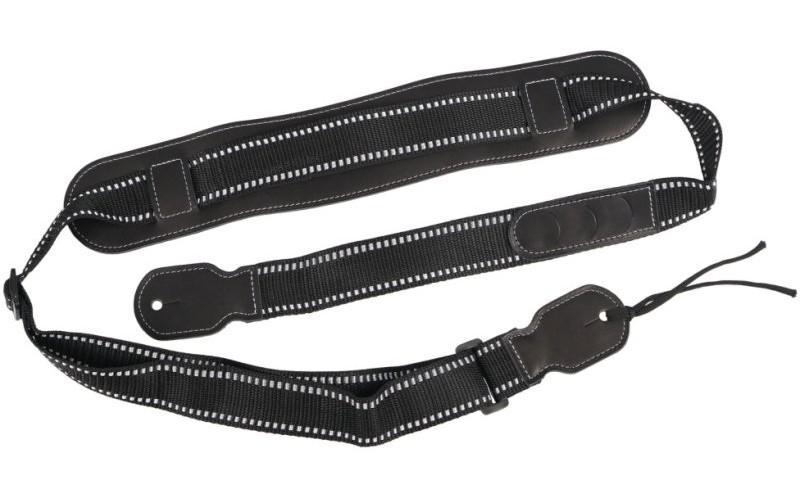 ЛРГА3 Ремень для гитары черный Лютнер