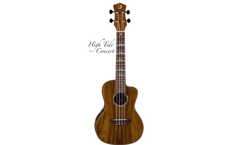 Luna UKE HTC KOA - укулеле с подключением, концерт, чехол в комплекте