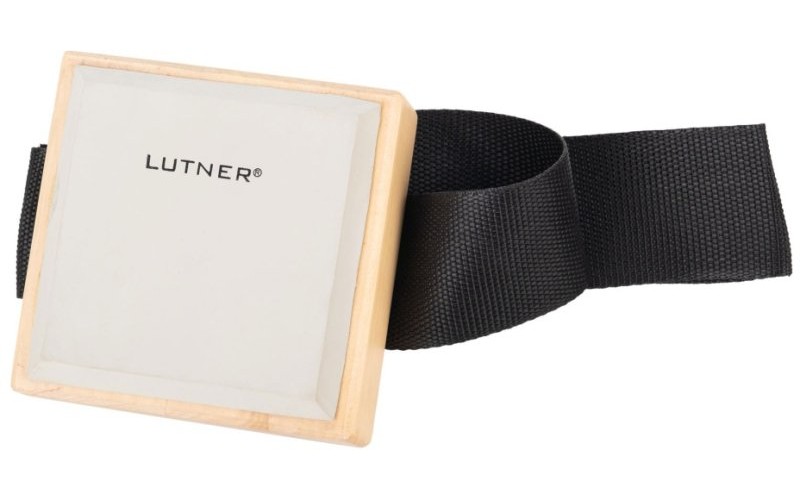 Lutner FS1 Тренировочный пэд на ремне для барабанщика, квадратный, белая резина