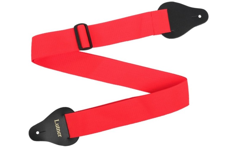 Lutner LSG-1-RD Ремень для электрогитары, красный