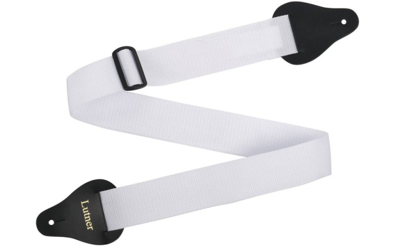 Lutner LSG-1-WH Ремень для электрогитары, белый