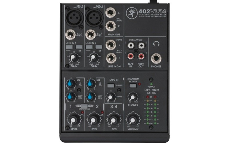 MACKIE 402 VLZ 4 - 4-канальный компактный микшер