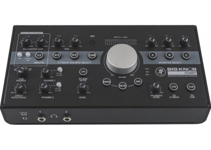 MACKIE Big Knob Studio+ USB аудио интерфейс 2x4 и контроллер для мониторов 4x3