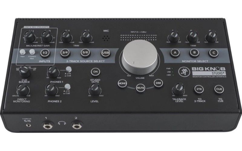 MACKIE Big Knob Studio+ USB аудио интерфейс 2x4 и контроллер для мониторов 4x3