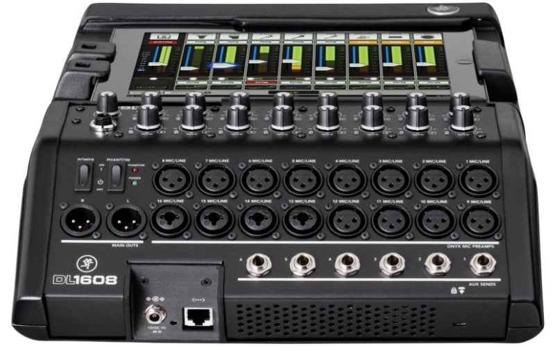 MACKIE DL1608 - 16-канальный цифровой аудио микшер с управлением через iPad