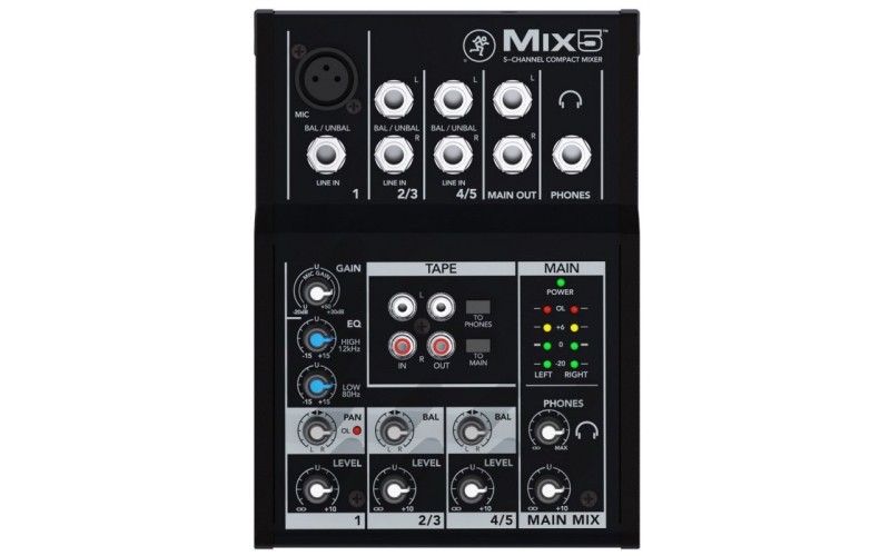 MACKIE Mix5 - 5-канальный компактный микшер