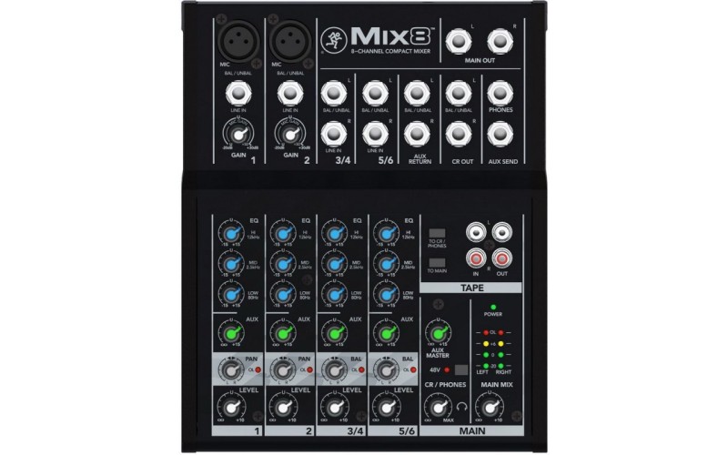 MACKIE Mix8 - 8-канальный компактный микшер