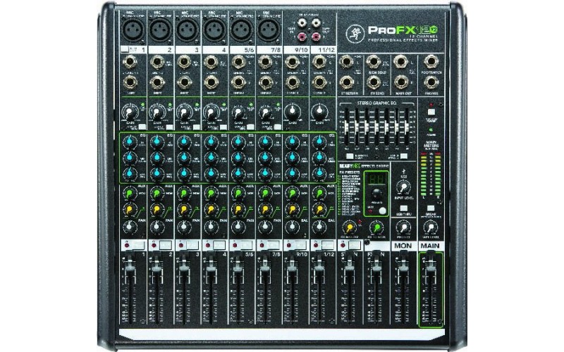 MACKIE ProFX12v2 12-канальный микшер с процессором эффектов и USB
