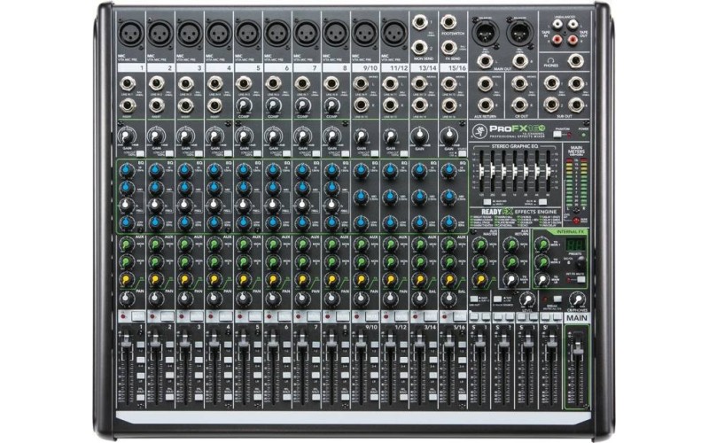 MACKIE ProFX16v2 16-канальный микшер с процессором эффектов и USB
