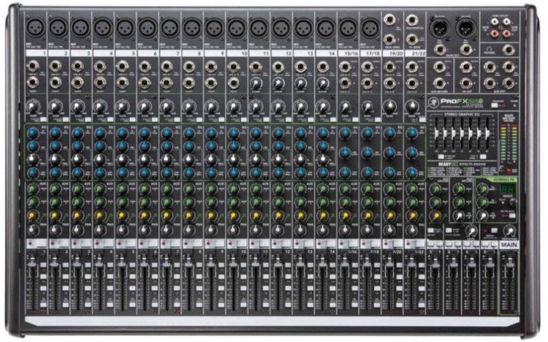 MACKIE ProFX22v2 22-канальный микшер с процессором эффектов и USB