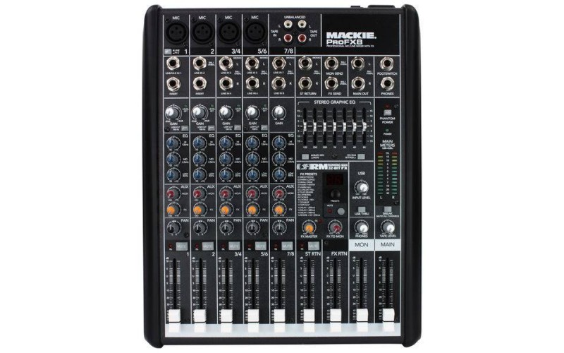 MACKIE ProFX8 - 8-канальный микшер