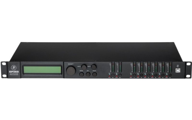 MACKIE SP260 цифровой процессор управления акустическими системами, 2 входа, 6 выходов