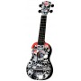 MAHALO U-40 SK Skull - укулеле сопрано с чехлом