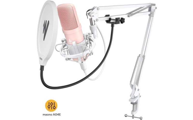 Maono AU-A04E (pink) USB микрофон конденсаторный