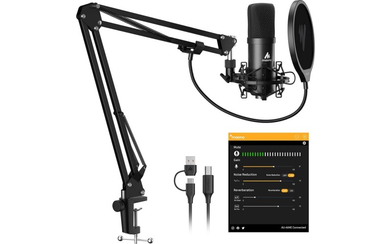 Maono AU-A04E USB микрофон конденсаторный