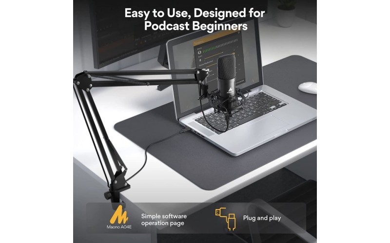 Maono AU-A04E USB микрофон конденсаторный