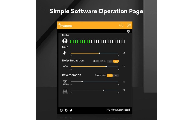 Maono AU-A04E USB микрофон конденсаторный