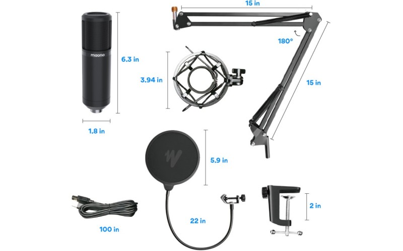 Maono AU-PM420 USB микрофон конденсаторный