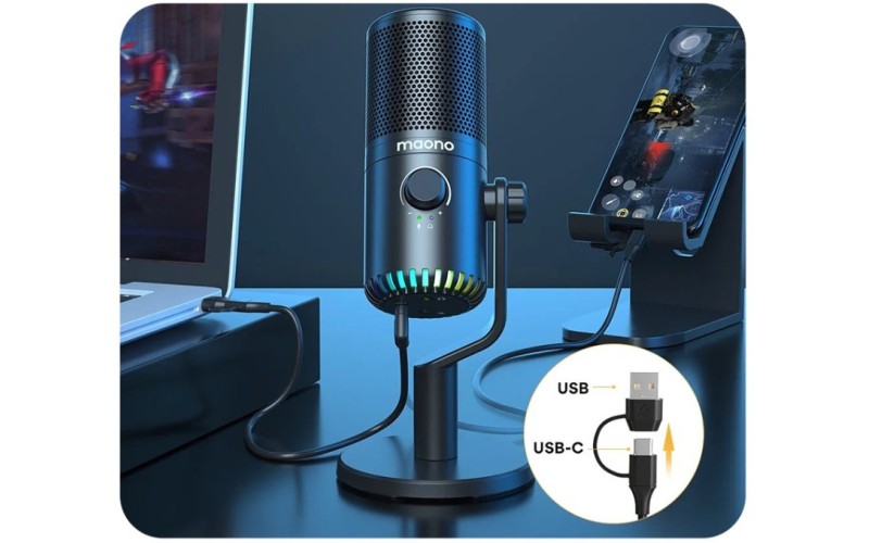 Maono DM30 конденсаторный USB микрофон