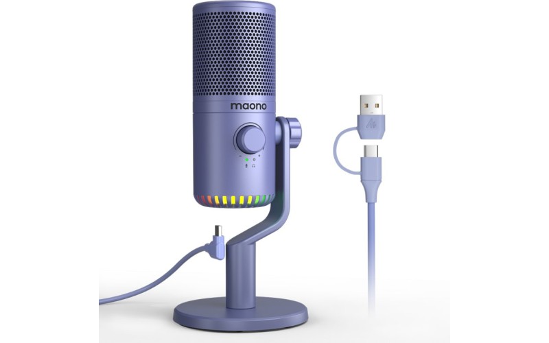 Maono DM30 (purple) конденсаторный USB микрофон