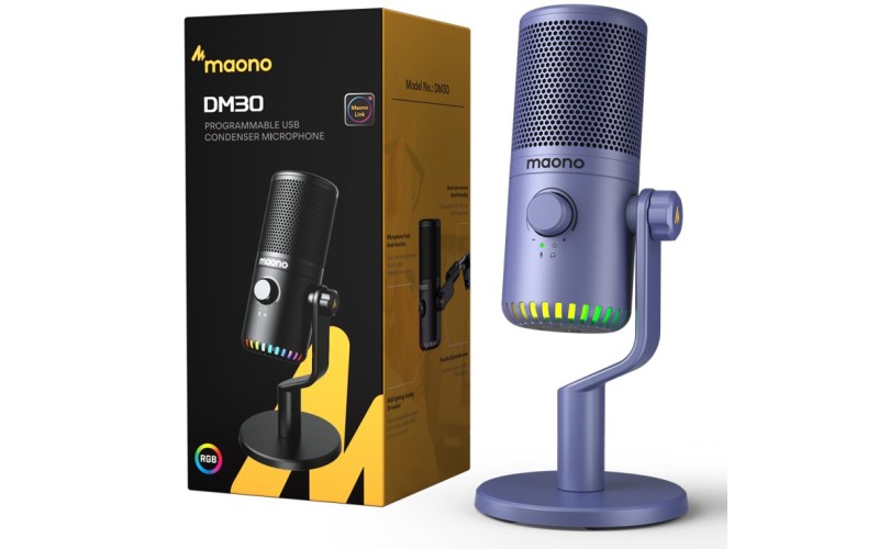 Maono DM30 (purple) конденсаторный USB микрофон