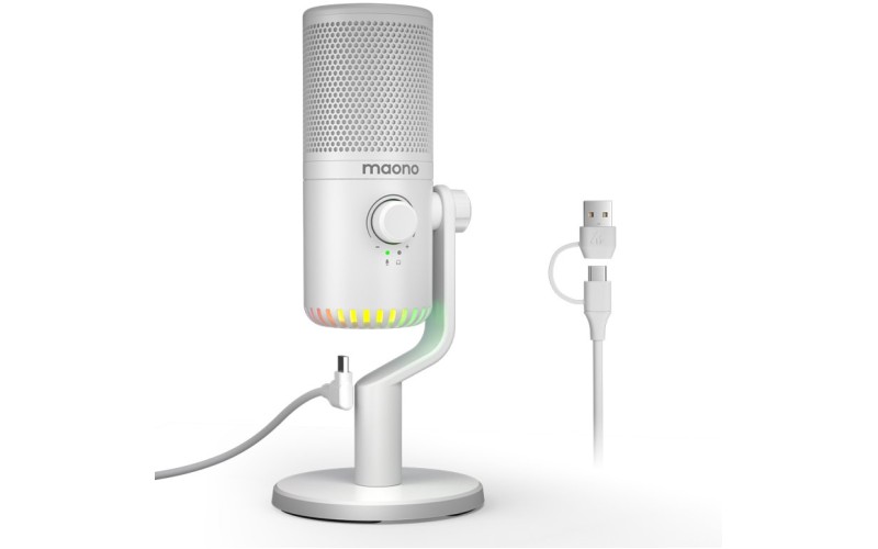 Maono DM30 (white) конденсаторный USB микрофон