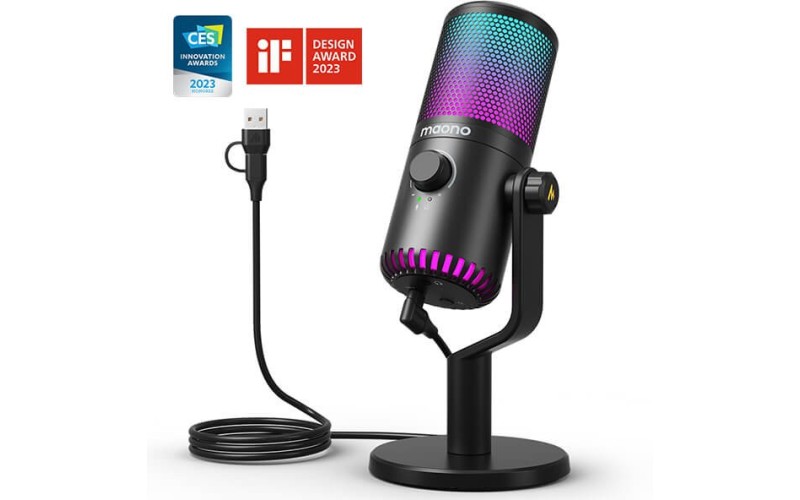 Maono DM30RGB конденсаторный USB микрофон